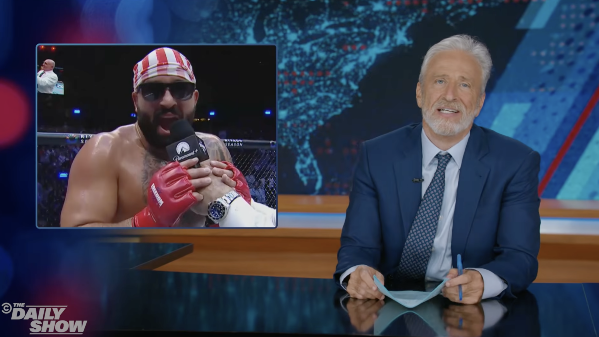 Jon Stewart roasts Trumps joyless UFC White House event